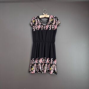 Maurices Black Floral Midi Dress